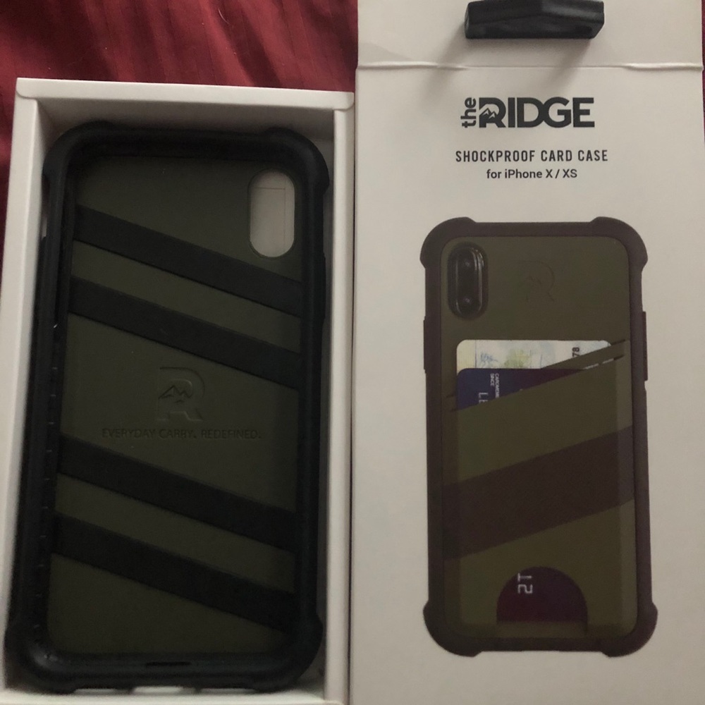 The Ridge shockproof phone/card case iPhone X/XS